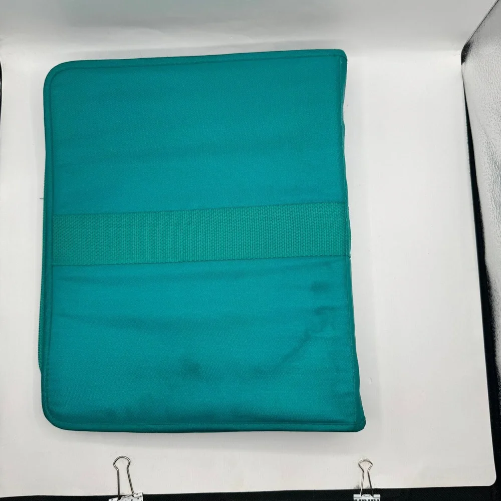 Mead Five Star Zipper Binder Teal Vintage 1991 First Gear 29058 Read